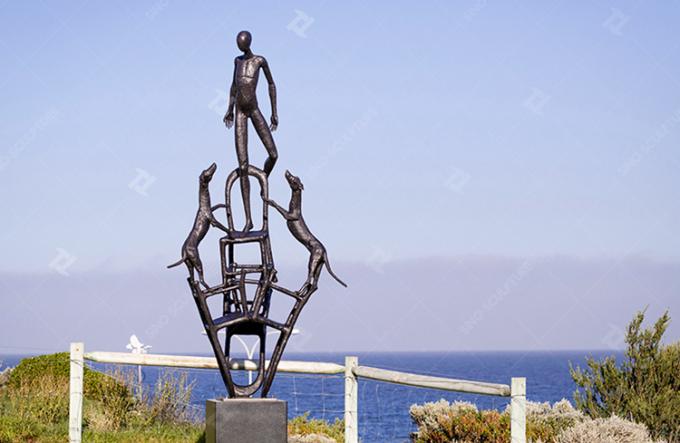 6M High Cast Bronze Figurines Outdoor Decor Modern Art Statues 1