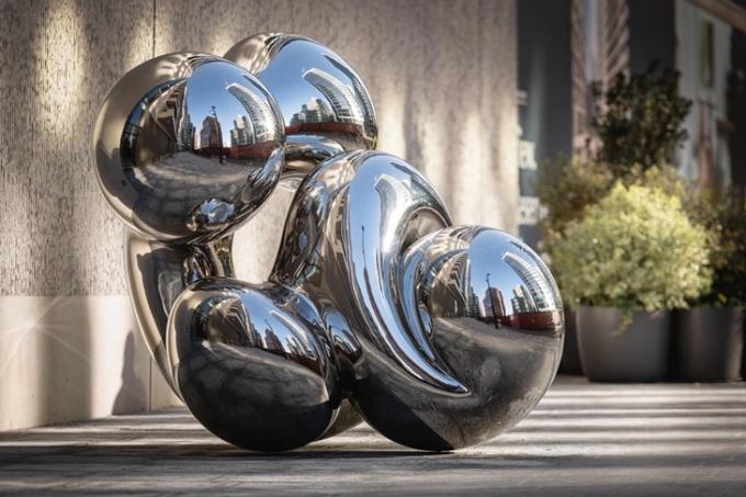 Customized Stainless Steel Knot Sculpture with Diversity of Material and Finishing 2