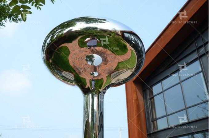 Mirror Steel Contemporary Sculpture, Drip By Richard Hudson 2