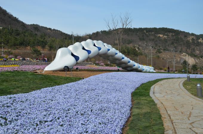 The Outdoor Stainless Steel Urban Sculpture,The Earth Backbone By Artist 2