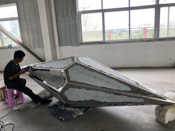 Mirror Polished Stainless Steel Infinite Span Sculpture for Public Art Installation 1