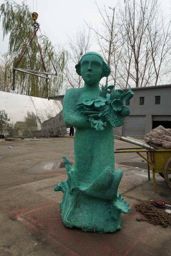 Unique Texture Life Size Bronze Sculpture For Garden Decoration 2