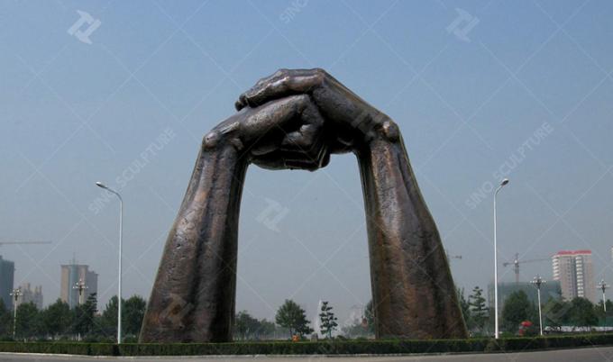 Large Hand Forging Monumental Bronze Sculpture 31m High For City Decoration 1