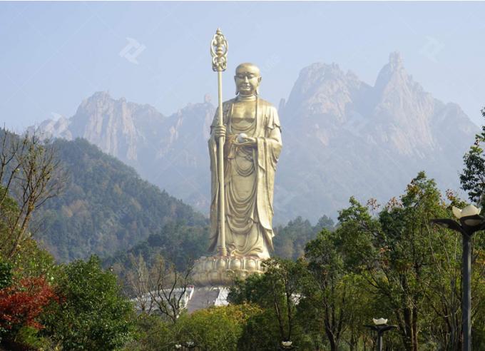 450cm High Gold Leaf Buddha Outdoor Statue Large Big Buddha Statues In Singapore 1