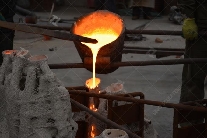 Cast bronze sculptures foundry
