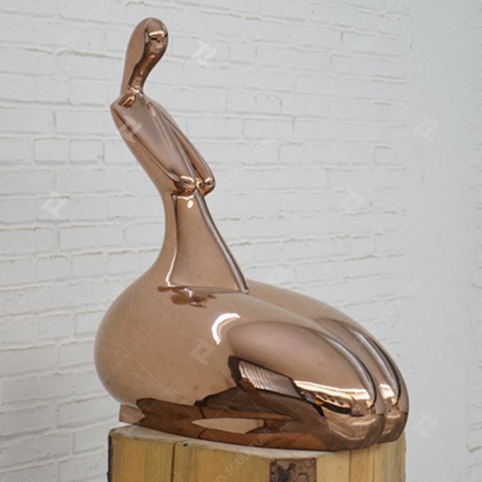 Handcrafted Stainless Steel Interior Artwork with Electroplated Surface Treatment 0
