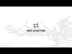 Casting de cera perdida Guerrero chino antiguo en escultura de acero inoxidable para colección de arte