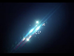 Moderne V-vorm roestvrij staal beeldhouwwerk met LED-decoratie