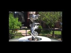 Persoonlijk gegoten vliegende adelaarsbeeld van roestvrij staal voor groothandel