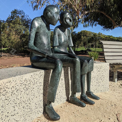 quality  Life Size Bronze Monument Together Lost Wax Casting Sculpture Monument factory